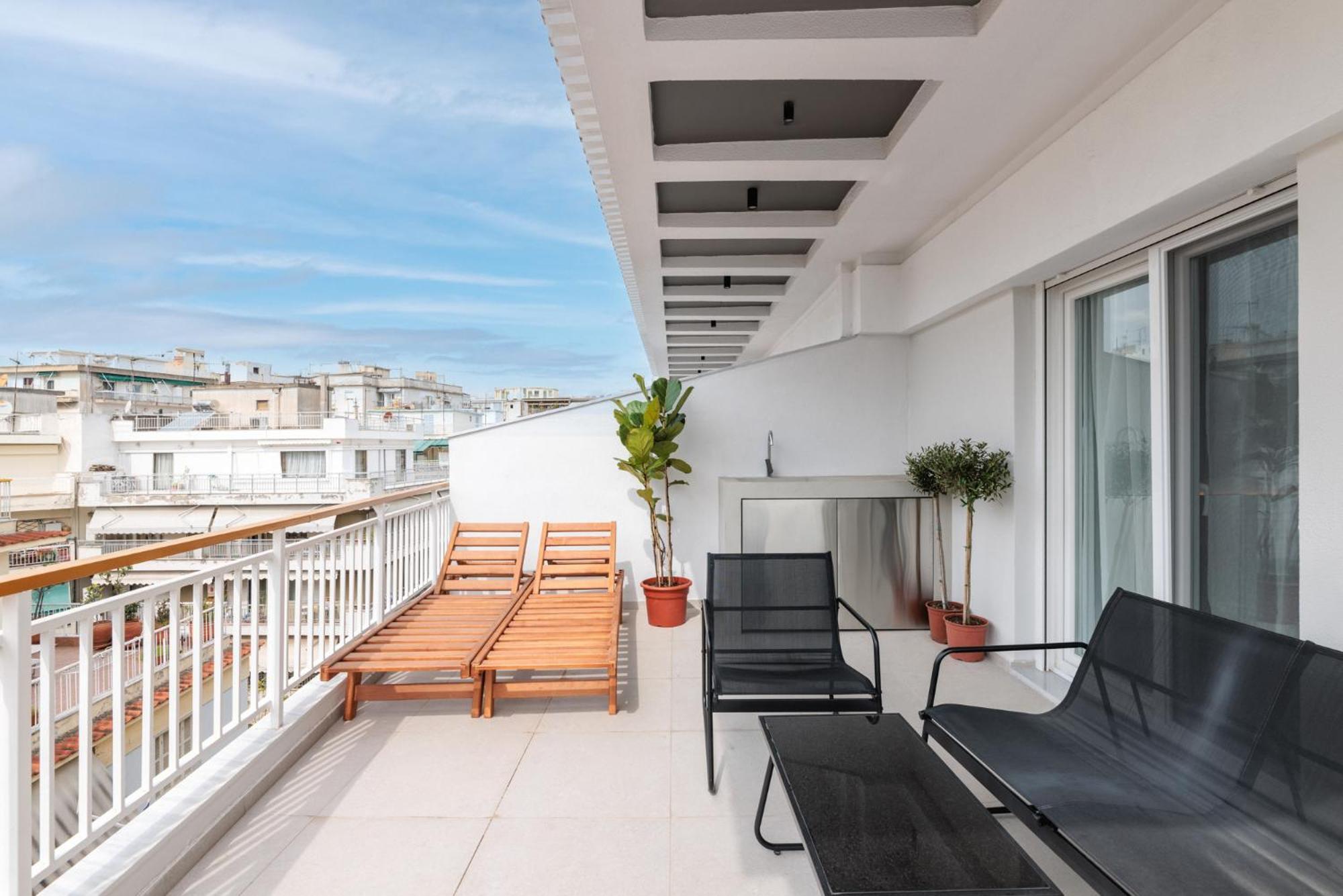 Appartamento Skyview Bliss #4 Salonicco Esterno foto
